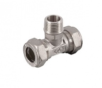 НЕРЖ Тройник НР ф32х1/2" никель Lavita купить