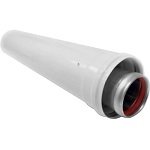 Удлинитель дымохода коаксиальный 60/100 L 500 Whitе (алюминий) арт.Y-05M/AL, KRATS купить